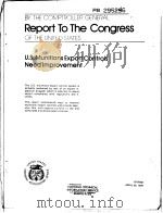 U.S.MUNITIONS EXPORT CONTROLS NEED IMPROVEMENT     PDF电子版封面     