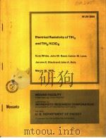 ELECTRICAL RESISTIVITY OF TIHX AND TIHX/KCIO4     PDF电子版封面     