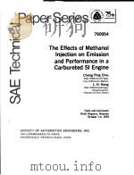 THE EFFECTS OF METHANOL INJECTION ON EMISSION AND PERFORMANCE IN A CARBURETED SI ENGINE     PDF电子版封面    CHENG PING CHIU  L.H.HONG 