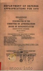 HEARINGS BEFORE A SUBCOMMITTEE OF THE COMMITTEE ON APPROPRIATIONS HOUSE OF REPRESENTATIVES  NINETY-F（ PDF版）