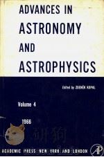 ADVANCES IN ASTRONOMY AND ASTROPHYSICS VOLUME 4     PDF电子版封面    ZDENEK KOPAL 