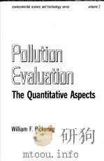POLLUTION EVALUATION THE QUANTITATIVE ASPECTS（ PDF版）