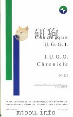 CHRONIQUE U.G.G.I. I.U.G.G. CHRONICLE NO.228     PDF电子版封面  2879770386   