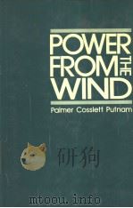 POWER FROM THE WIND PALMER COSSLETT PUTNAM     PDF电子版封面  0442266502   