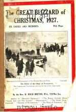 THE GREAT BLIZZARD OF CHRISTMAS 1927     PDF电子版封面     
