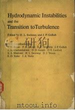HYDRODYNAMIC INSTABILITIES AND THE TRANSITION TO TURBULENCE     PDF电子版封面  3540103902  H.L.SWINNEY AND J.P.GOLLUB 