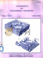 CONFERENCE ON ATMOSPHERIC CHEMISTRY     PDF电子版封面     