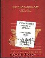 PSYCHOPATHOLOGY   1990  PDF电子版封面  0070703116  LEE WILLERMAN  DAVID B.COHEN 
