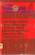 MODERN LATIN AMERICAN LITERATURE（1973年 PDF版）
