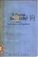 SOFTWARE REUSABILITY  VOLUME 2  APPLICATIONS AND EXPERIENCE（1989 PDF版）