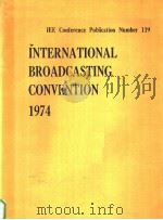INTERNATIONAL BROADCASTING CONVENTION     PDF电子版封面     