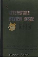 LITERATURE REVIEW ISSUE  VOLUME 47  NO.6     PDF电子版封面     