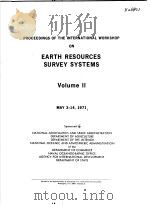 PROCEEDINGS OF THE INTERNATIONAL WORKSHOP ON EARTH RESOURCES SURVEY SYSTEMS  VOLUME 2     PDF电子版封面     