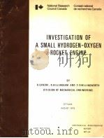 INVESTIGATION OF A SMALL HYDROGEN-OXYGEN ROCKET ENGINE     PDF电子版封面    R.SANDRI  R.BILLINGHAM AND F.C 