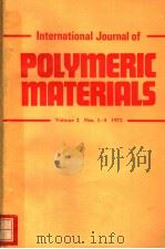 INTERNATIONAL JOURNAL OF POLYMERIC MATERIALS  VOLUME 2     PDF电子版封面     