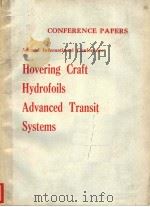 HOVERING CRAFT HYDROFOILS ADVANCED TRANSIT SYSTEMS（ PDF版）