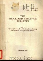 THE SHOCK AND VIBRATION BULLETIN  PART 2     PDF电子版封面     