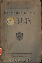 DET DANSKE METEOROLOGISKE INSTITUT DANMARKS KLIMA BELYST VED   1933  PDF电子版封面     