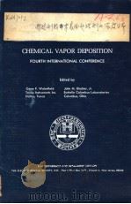 CHEMICAL VAPOR DEPOSITION FOURTH INTERNATIONAL CONFERENCE     PDF电子版封面    GENE F.WAKEFIELD  JOHN M.BLOCH 