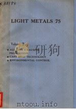LIGHT METALS 75  VOLUME 2     PDF电子版封面     