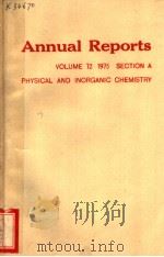 ANNUAL REPORTS  VOLUME 72  SECTION A     PDF电子版封面     
