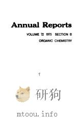 ANNUAL REPORTS  VOLUME 72  SECTION B     PDF电子版封面     