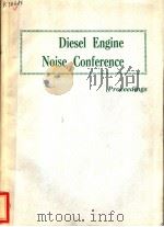 DIESEL ENGINE NOISE CONFERENCE     PDF电子版封面     
