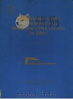 PROCEEDINGS OF THE 1973 SYMPOSIUM ON NONDESTRUCTIVE TESTING OF TIRES（ PDF版）