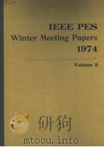 IEEE PES WINTER MEETING PAPERS 1974  VOLUME 2（ PDF版）