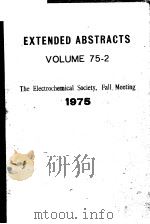 EXTENDED ABSTRACTS VOLUME 75-2 1975（ PDF版）