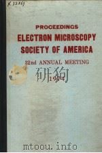 PROCEEDINGS ELECTRON MICROSCOPY SOCIETY OF AMERICA 32ND ANNUAL MEETING 1974（ PDF版）
