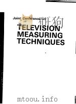JOINT CONFERENCE ON TELEVISION MEASURING TECHNIQUES（ PDF版）