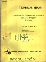 TECHNICAL REPORT COMPUTATION OF TRANSIENT RESPONSES OF RADAR TARGETS（ PDF版）