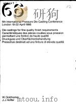DIE CASTINGS FOR FINE QUALITY FINISH REQUIREMENTS CARACTERISTIQUES DES PIECES COULEES SOUS PRESSION（ PDF版）