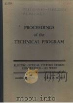 PROCEEDINGS OF THE TECHNICAL PROGRAM     PDF电子版封面     