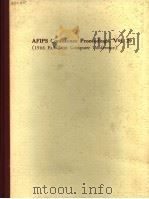 AFIPS CONFERENCE PROCEEDINGS VOL.29     PDF电子版封面     