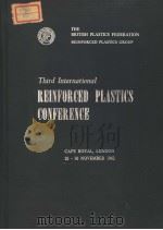 THE BRITISH PLASTICS FEDERATION REINFORCED PLASTICS GROUP THIRD INTERNATIONAL REINFORCED PLASTICS CO     PDF电子版封面     