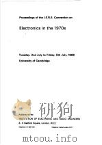 ELECTRONICS IN THE 1970S     PDF电子版封面     
