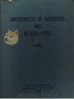 ENCYCLOPEDIA OF EXPLOSIVES AND RELATED ITEMS  VOLUME 1（ PDF版）
