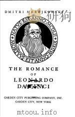 THE ROMANCE OF LEONARDO DA VINCI     PDF电子版封面     