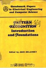 PATTERN RECOGNITION INTRODUCTION AND FOUNDATIONS（ PDF版）