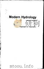 MODERN HYDROLOGY  SECOND EDITION（ PDF版）