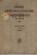 LINKES METEOROLOGISCHES TASCHENBUCH NEUE AUSGABE 2     PDF电子版封面     