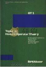 TOPICS IN MODERN OPERATOR THEORY（ PDF版）