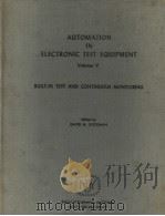 AUTOMATION IN ELECTRONIC TEST EQUIPMENT  VOLUME 5（ PDF版）