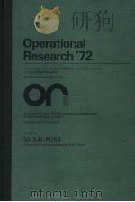 OPERATIONAL RESEARCH'72     PDF电子版封面     