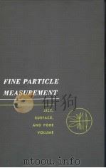 FINE PARTICLE MEASUREMENT     PDF电子版封面    J.M.DALLAVALLE 