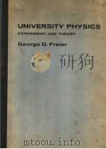UNIVERSITY PHYSICS EXPERIMENT AND THEORY（ PDF版）