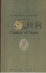 NATIONAL PHYSICAL LABORATORY SYMPOSIUM NO.12 THE CONTROL OF NOISE     PDF电子版封面     