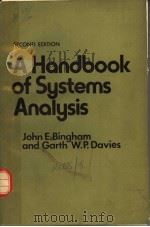 A HANDBOOK OF SYSTEMS ANALYSIS  SECOND EDITION     PDF电子版封面  0333241983  JOHN E.BINGHAM AND GARTH W.P.D 